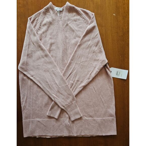 Leith Cardigan Nordstrom Pink Adobe Sweater Duster, New with tags, Sz S, NEW - Picture 4 of 12